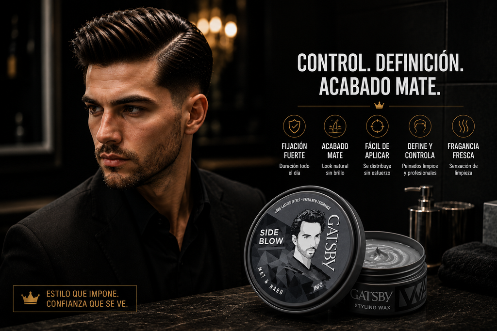 Gatsby Mat & Hard 80g | Cera Mate de Fijación Fuerte
